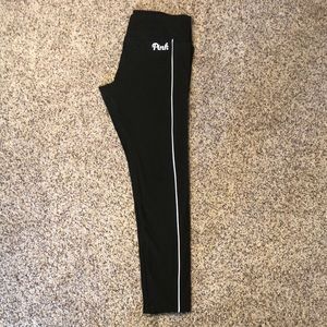 Used Victoria’s Secret Pink Sz L black ultimate leggings